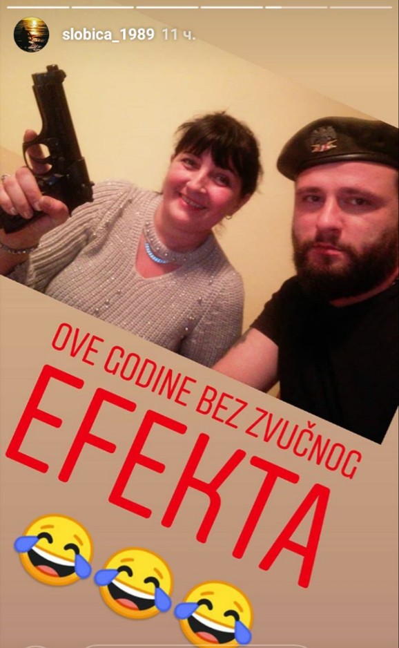 Ovoga puta objavio je samo fotografiju